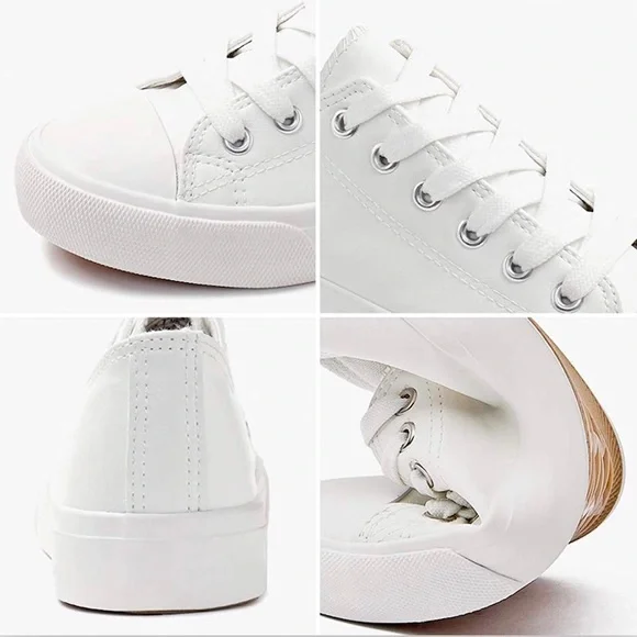 WITWATIA Faux Leather Tennis Shoes - Picture 3 of 7